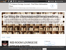 Tablet Screenshot of chroniqueslitterairesdecorine.over-blog.com