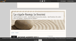 Desktop Screenshot of lacigaleetlafourmi.over-blog.com