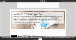 Desktop Screenshot of la-secte.over-blog.com