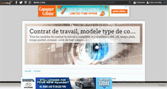 Desktop Screenshot of contrat-de-travail.over-blog.com