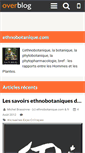 Mobile Screenshot of ethnobotanique.over-blog.com