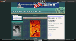 Desktop Screenshot of lapeinturedesabine.over-blog.com
