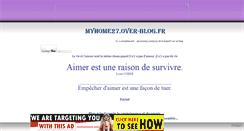 Desktop Screenshot of myhome27.over-blog.fr