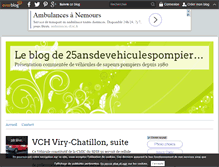 Tablet Screenshot of 25ansdevehiculespompiers.over-blog.com