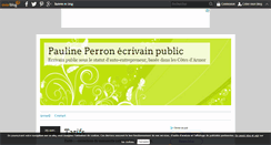 Desktop Screenshot of ecrivain-public22.over-blog.com