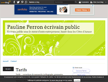 Tablet Screenshot of ecrivain-public22.over-blog.com