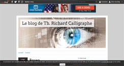 Desktop Screenshot of calligraphie.over-blog.fr