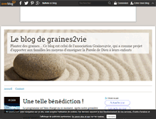 Tablet Screenshot of graines2vie.over-blog.com