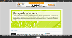 Desktop Screenshot of elevagedeseintienac.over-blog.com