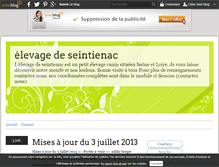 Tablet Screenshot of elevagedeseintienac.over-blog.com