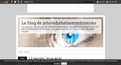 Desktop Screenshot of jehovahshaloomministries.over-blog.com