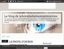 Tablet Screenshot of jehovahshaloomministries.over-blog.com