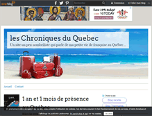 Tablet Screenshot of leschroniquesduquebec.over-blog.com