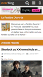 Mobile Screenshot of lafenetreouverte.over-blog.com