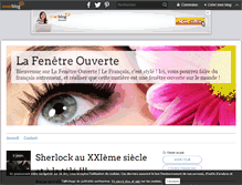 Tablet Screenshot of lafenetreouverte.over-blog.com