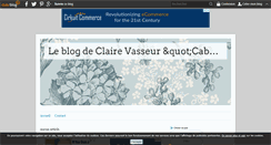 Desktop Screenshot of clairevasseur.over-blog.com