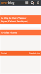 Mobile Screenshot of clairevasseur.over-blog.com