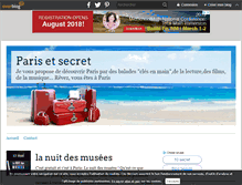 Tablet Screenshot of parisetsecret.over-blog.com