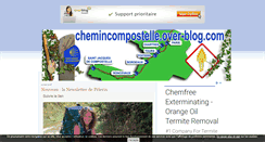 Desktop Screenshot of chemincompostelle.over-blog.com