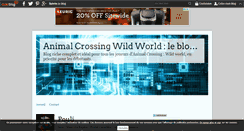 Desktop Screenshot of animalcrossingwildworld.over-blog.fr