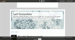 Desktop Screenshot of laitgrenadine.over-blog.com