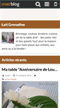 Mobile Screenshot of laitgrenadine.over-blog.com