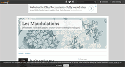 Desktop Screenshot of lesmaudulations.over-blog.com