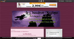 Desktop Screenshot of lechaudronmagique.over-blog.fr
