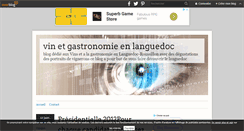 Desktop Screenshot of lelanguedocduvinetdelagastronomie.over-blog.com