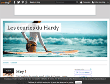 Tablet Screenshot of ecurieshardy.over-blog.com