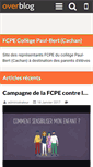 Mobile Screenshot of fcpe.paulbertcachan.over-blog.com