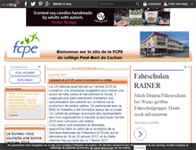 Tablet Screenshot of fcpe.paulbertcachan.over-blog.com