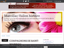 Tablet Screenshot of marcillac-histoire.over-blog.com