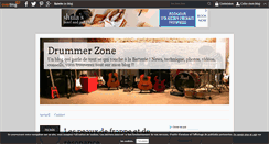Desktop Screenshot of drummerzone.over-blog.com