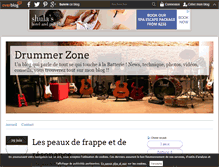 Tablet Screenshot of drummerzone.over-blog.com