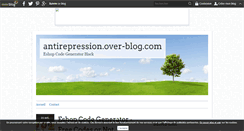 Desktop Screenshot of antirepression.over-blog.com