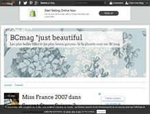 Tablet Screenshot of beautycontest.over-blog.com