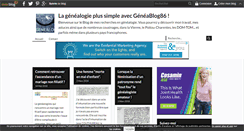 Desktop Screenshot of geneablog86.over-blog.com