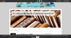 Desktop Screenshot of lecahierdetexte.over-blog.com
