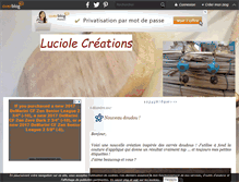Tablet Screenshot of luciole-creations.over-blog.com