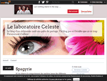 Tablet Screenshot of laboratoire-celeste.over-blog.com