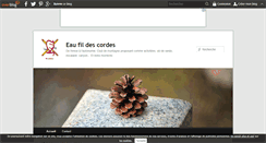 Desktop Screenshot of eaufildescordes.over-blog.com