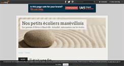 Desktop Screenshot of nospetitsecoliersmaxevillois.over-blog.com