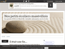 Tablet Screenshot of nospetitsecoliersmaxevillois.over-blog.com