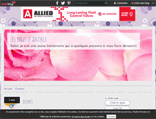 Tablet Screenshot of lespagesdanthea.over-blog.fr