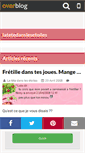 Mobile Screenshot of latetedanslesetoiles.over-blog.fr