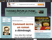 Tablet Screenshot of comment-ecrire-un-roman.over-blog.com