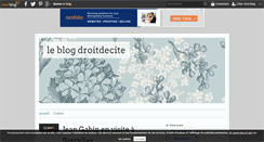Desktop Screenshot of droitdecite.over-blog.com