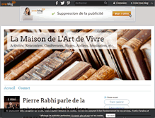 Tablet Screenshot of maisonartdevivre.over-blog.com