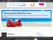 Tablet Screenshot of destination-sherbrooke.over-blog.com